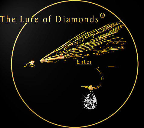 Lure of Diamonds - Fly Tied Diamond Pins